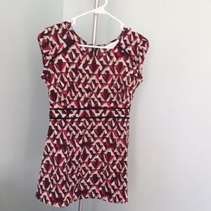 Zip back maternity blouse